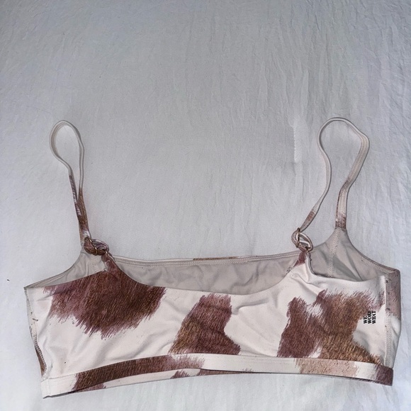 Weworewhat Cow Print Cami Bra Size M - Picture 2 of 2